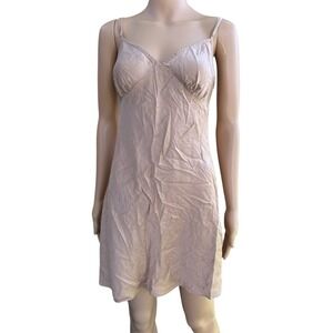 VTG‎ Y2K Victoria's Secret Slip Dress Size M Mini Silk Backless Lingerie Sexy